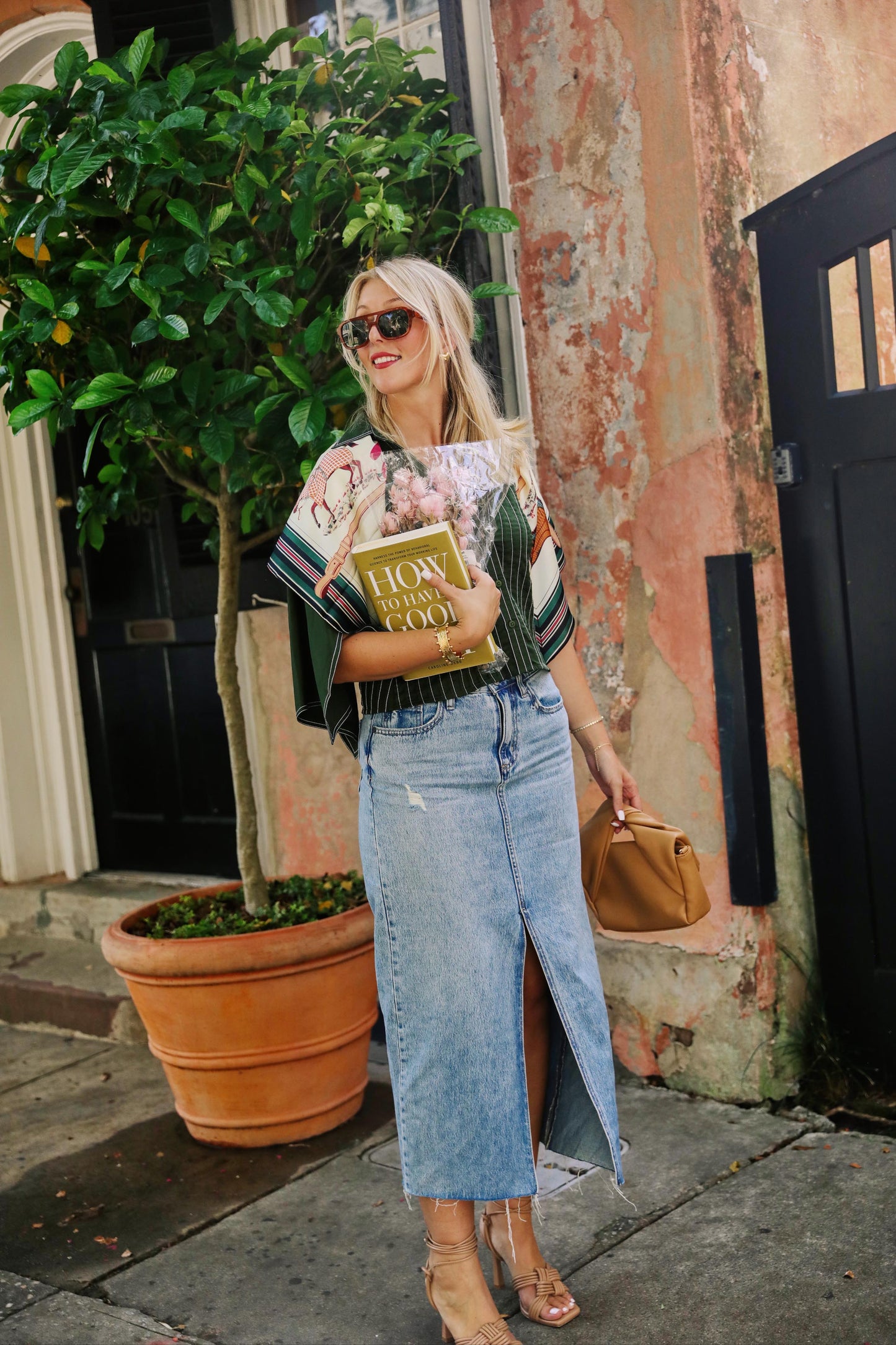 Begin Again Denim Skirt