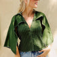 Coffee and Cocktails Top in Green