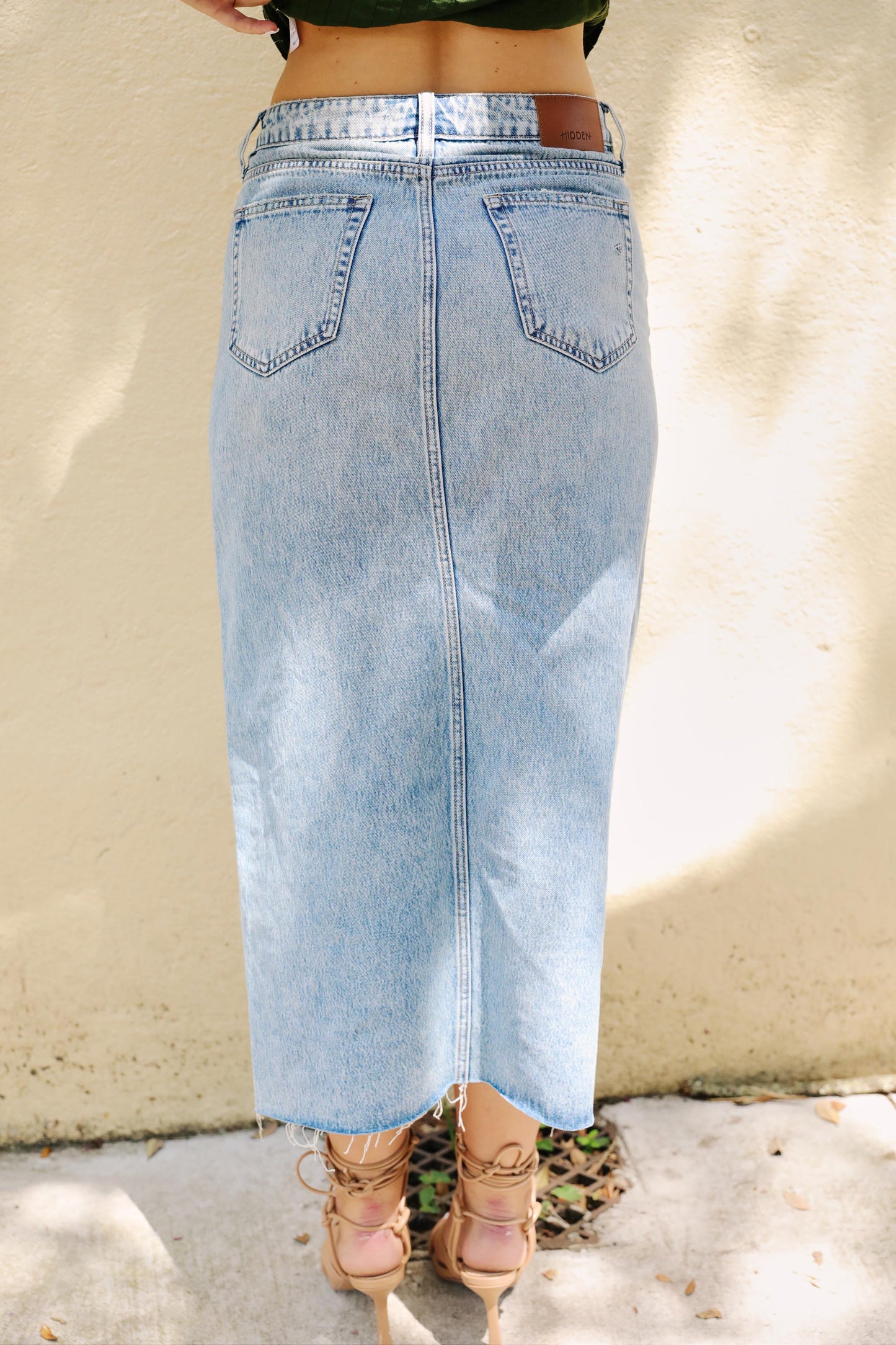 Begin Again Denim Skirt