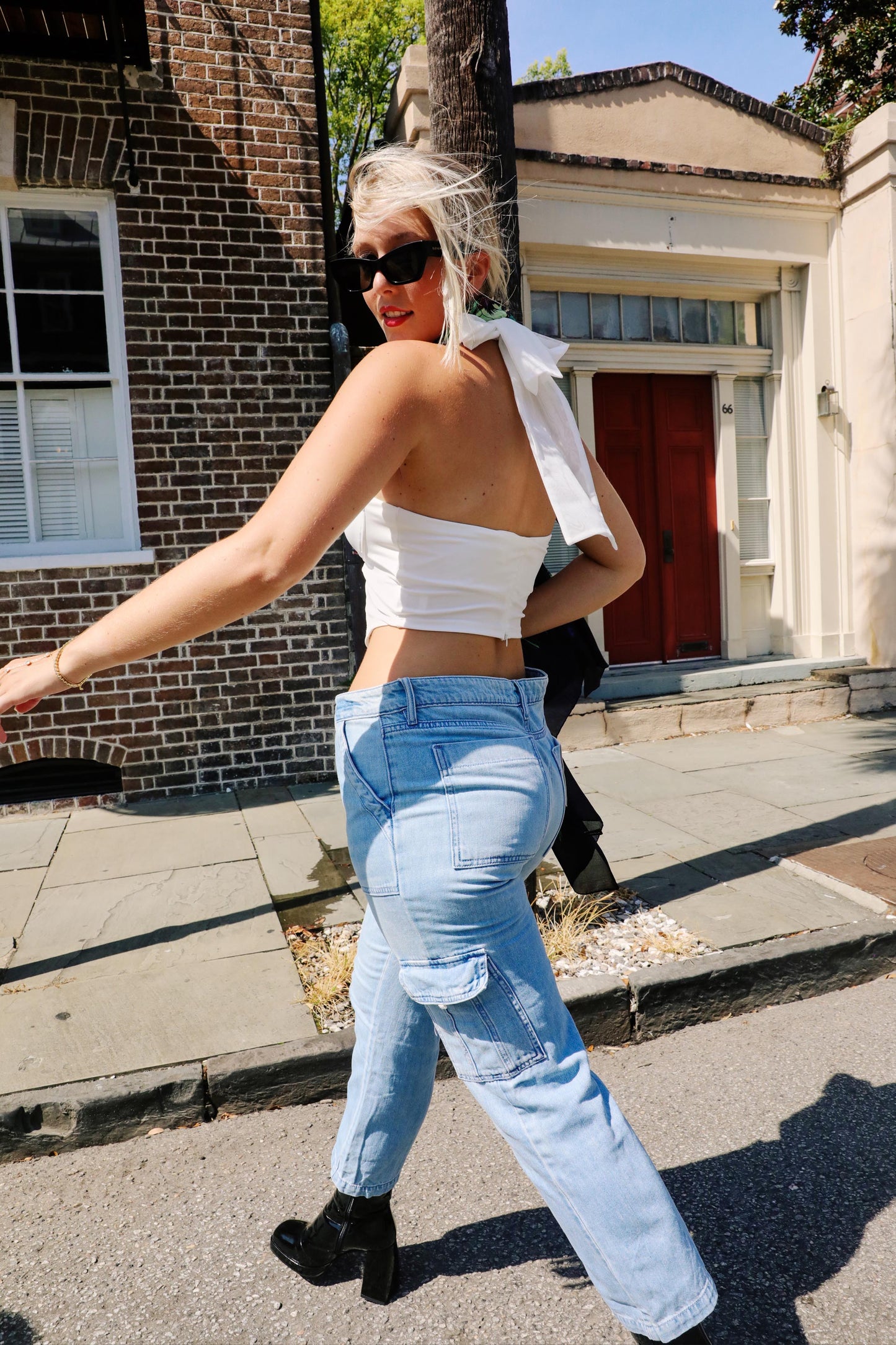 Daytime Denim Cargo Pants