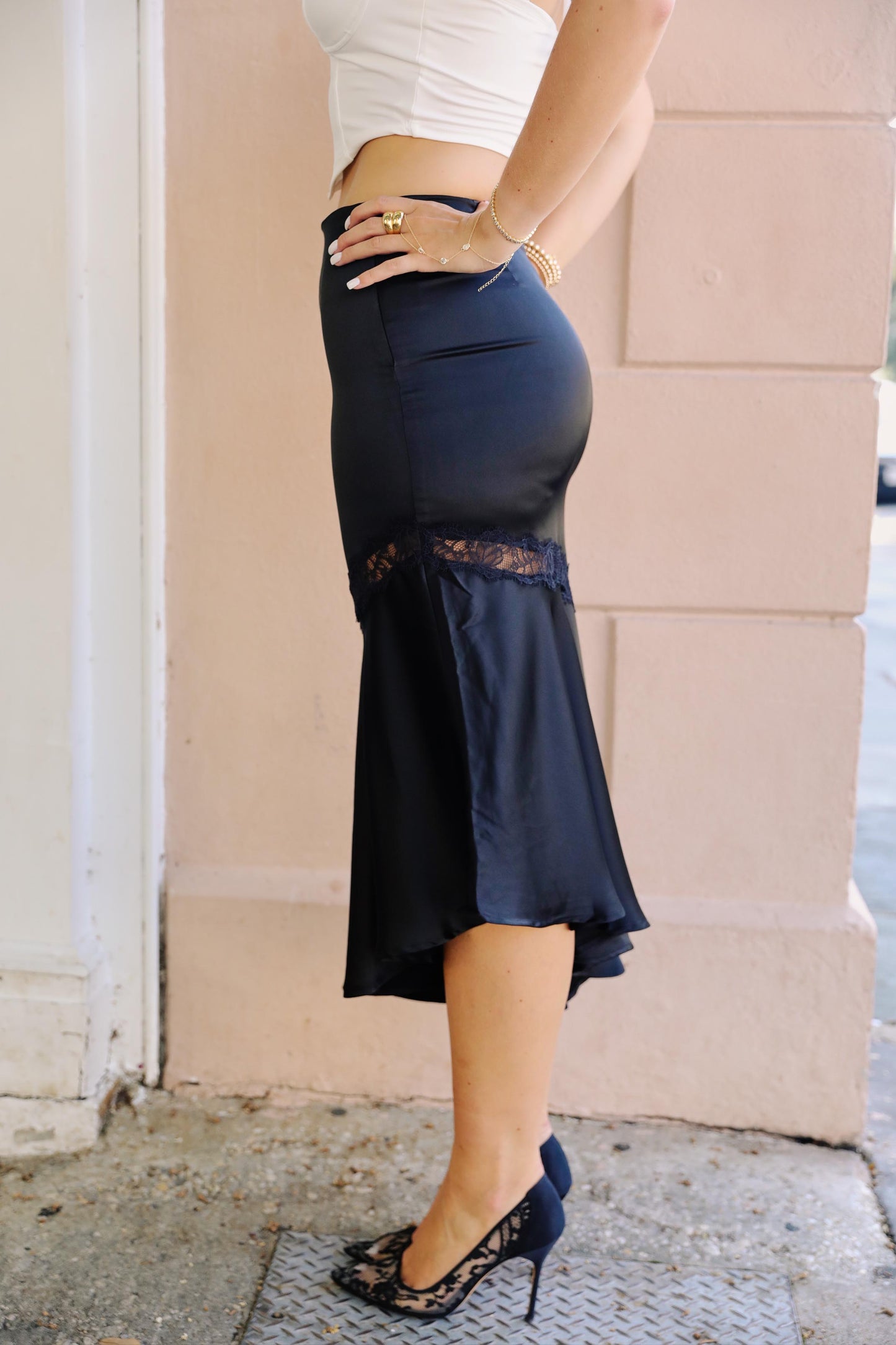 Colette Satin Skirt