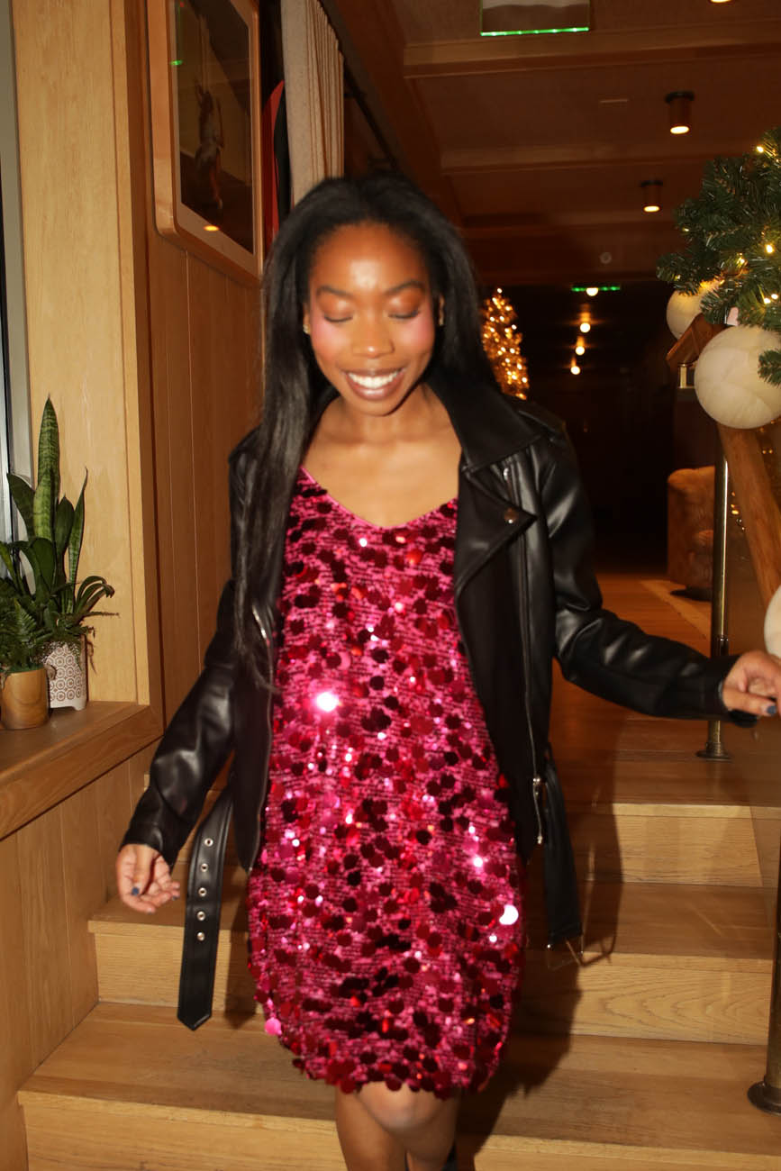 Confetti Dress in Pink