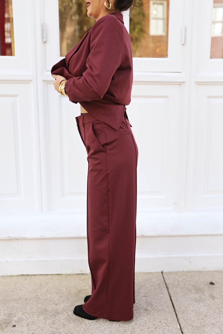 Bordeaux Bliss Trousers