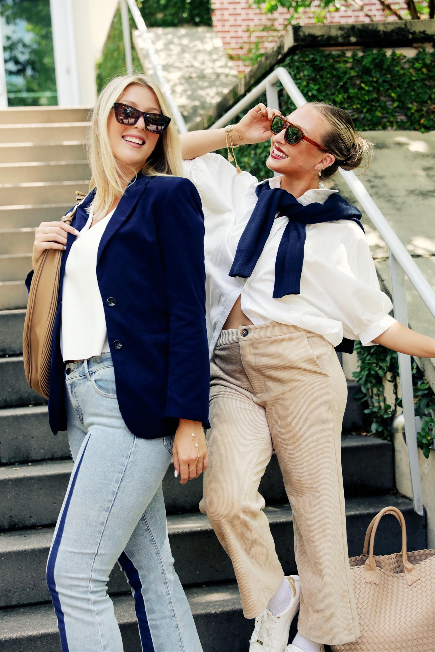 Corporate Corduroy Navy Blazer