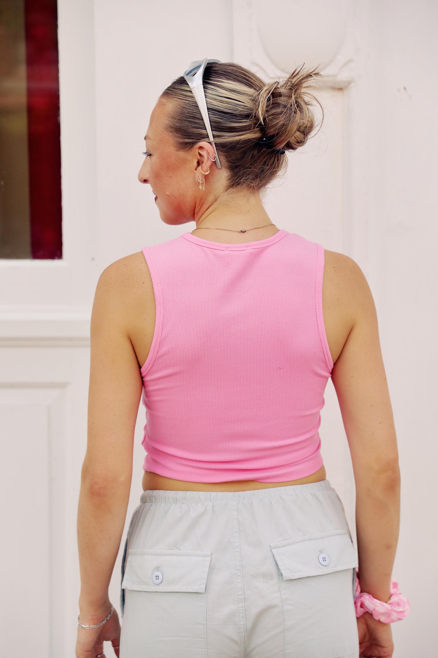 Out The Door Tank in Pink