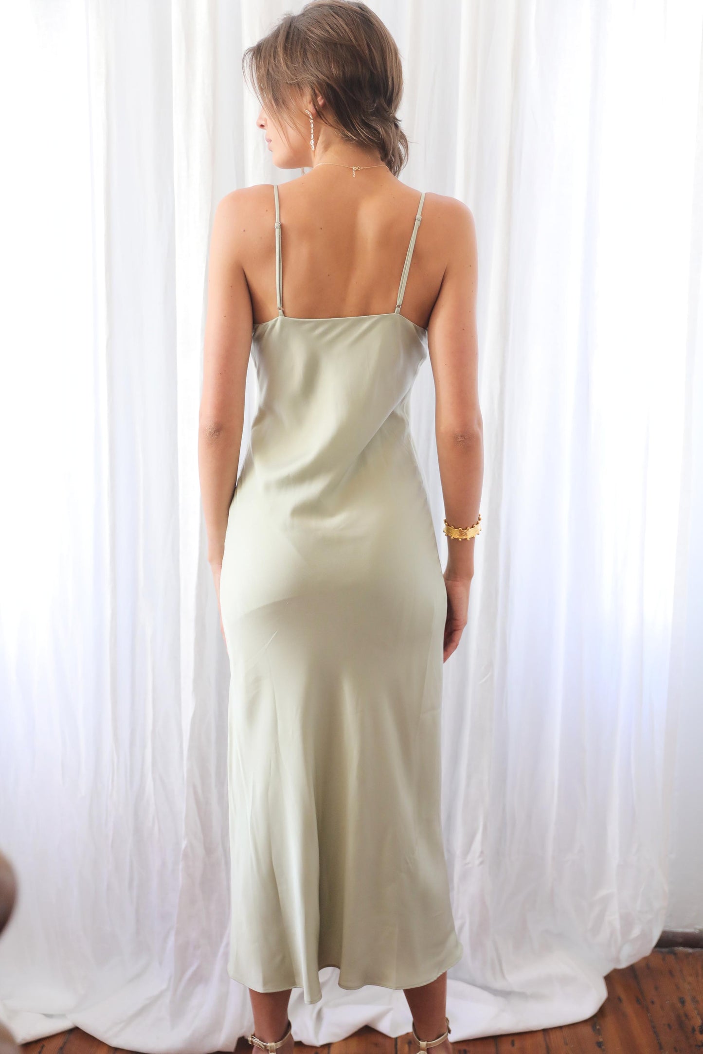 Woodland Satin Dress