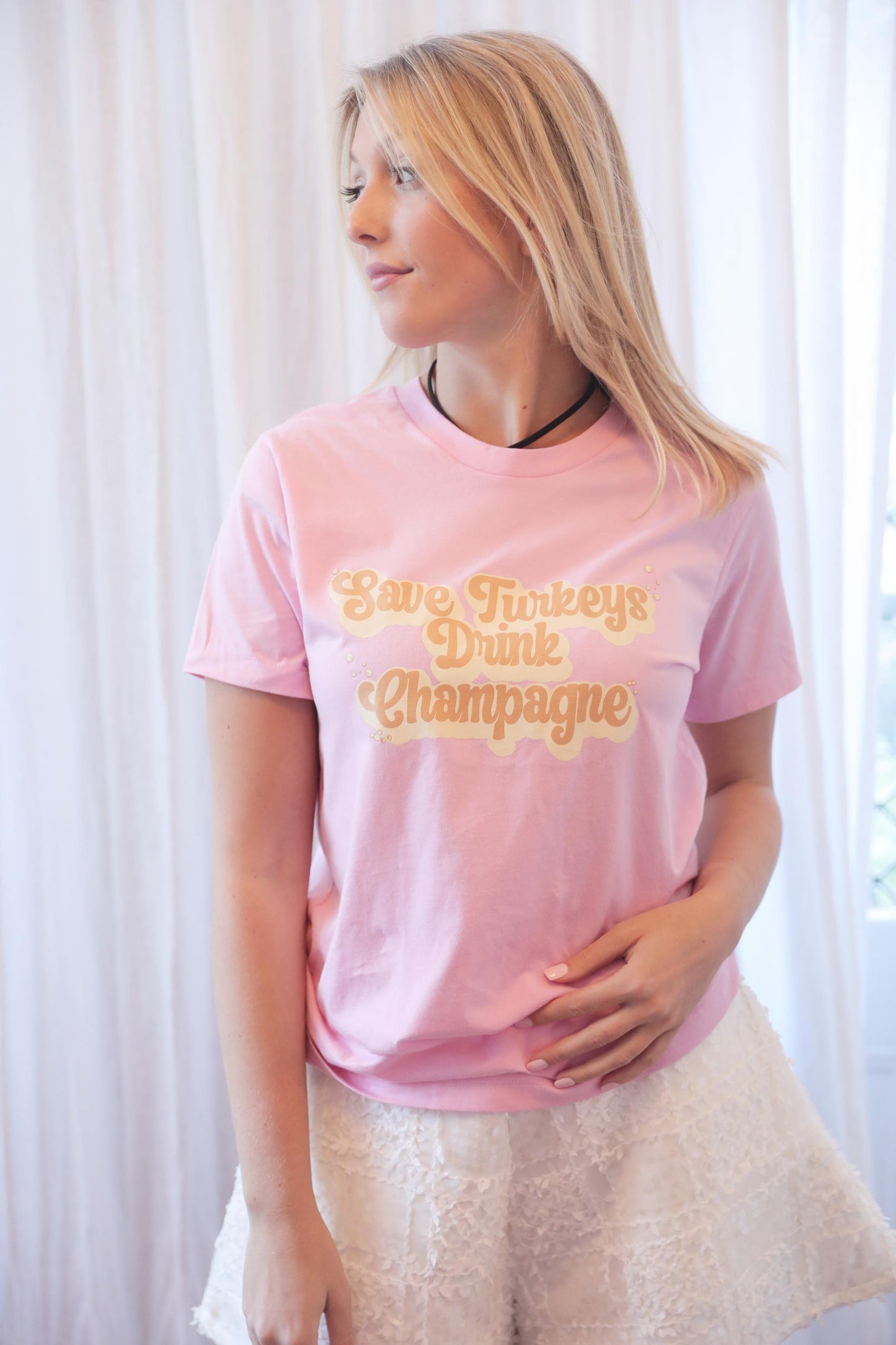 Save Turkey, Drink Champagne Tee!