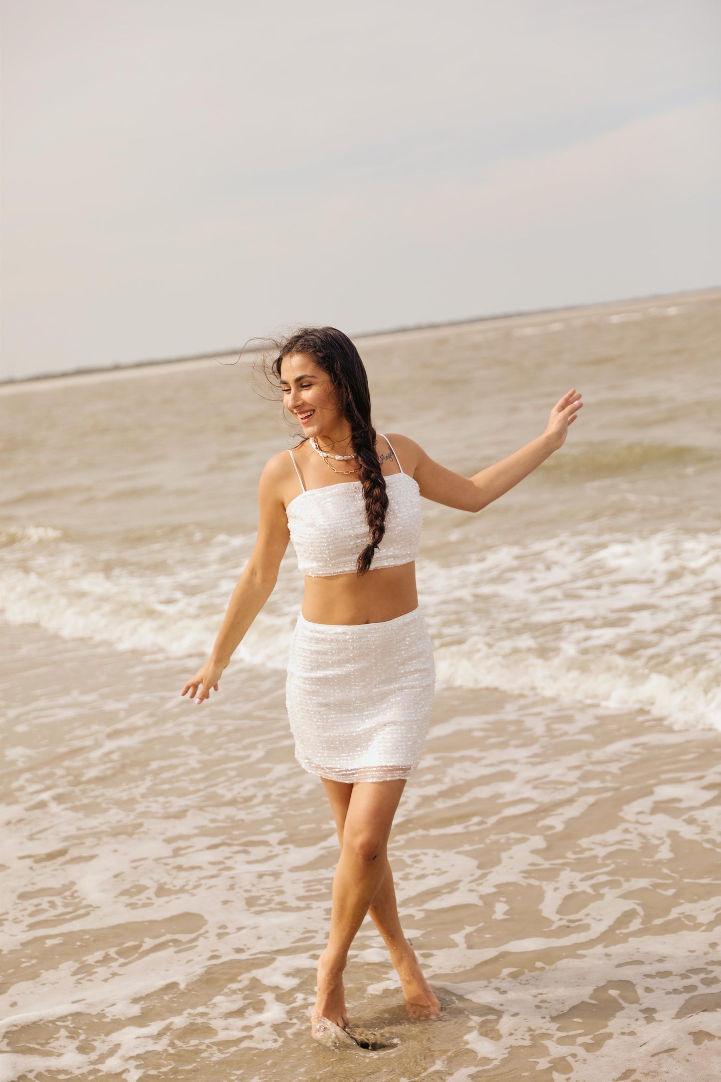 Subtropics Sequin Skirt
