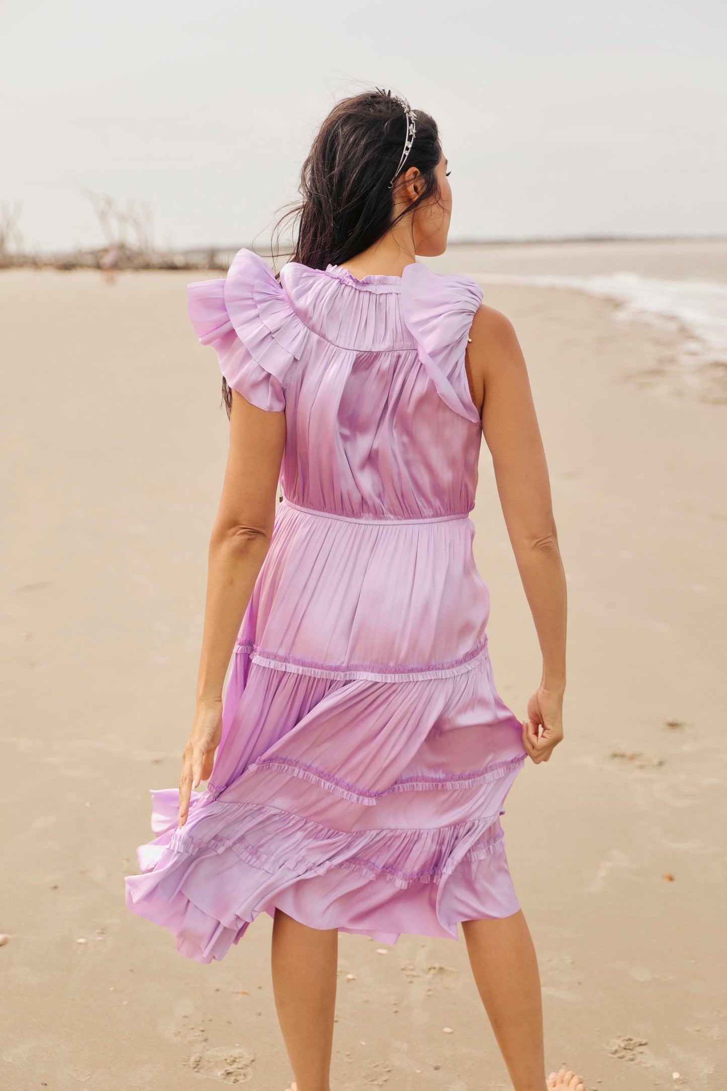 Misty Satin Dress