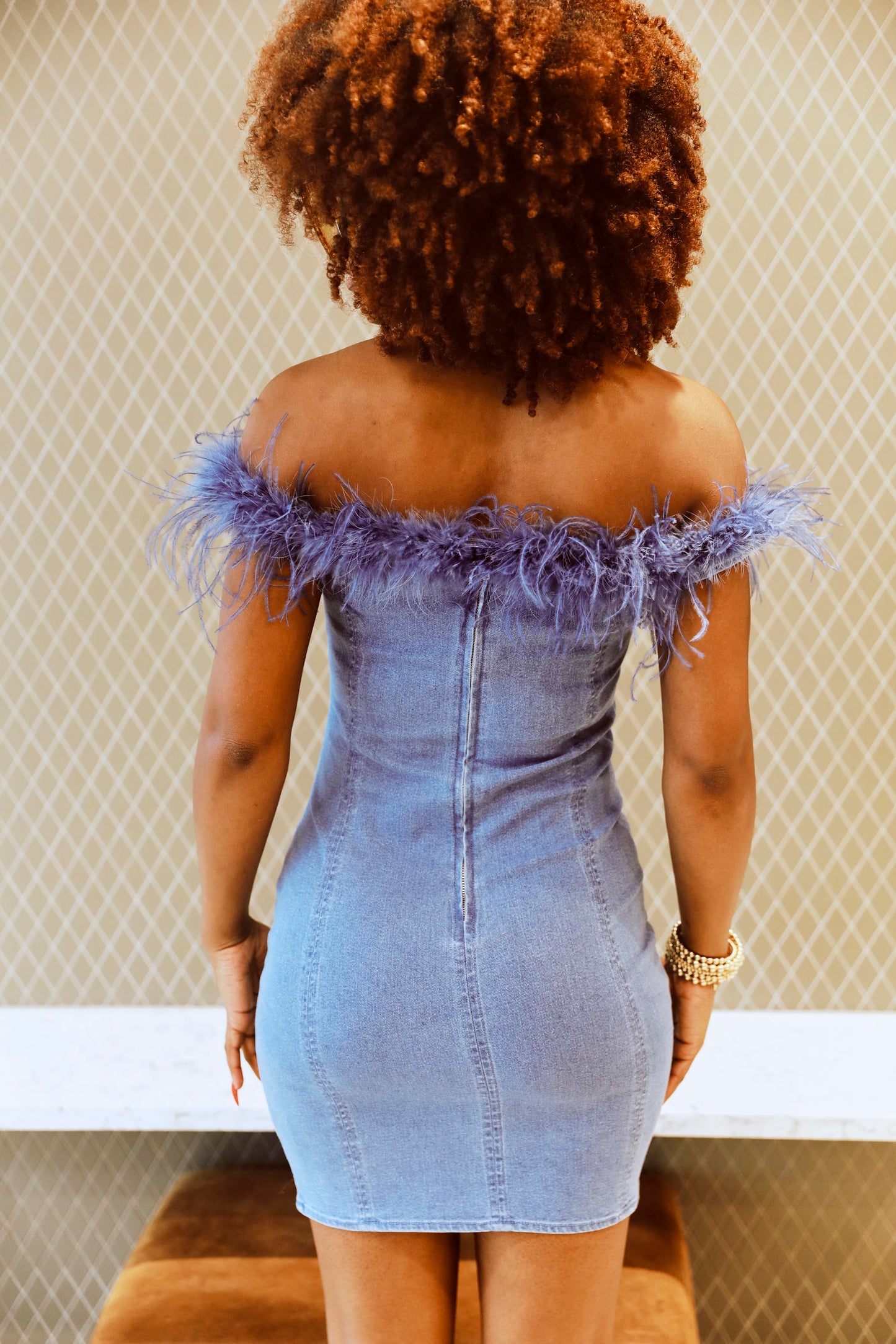 Disco Denim Dress