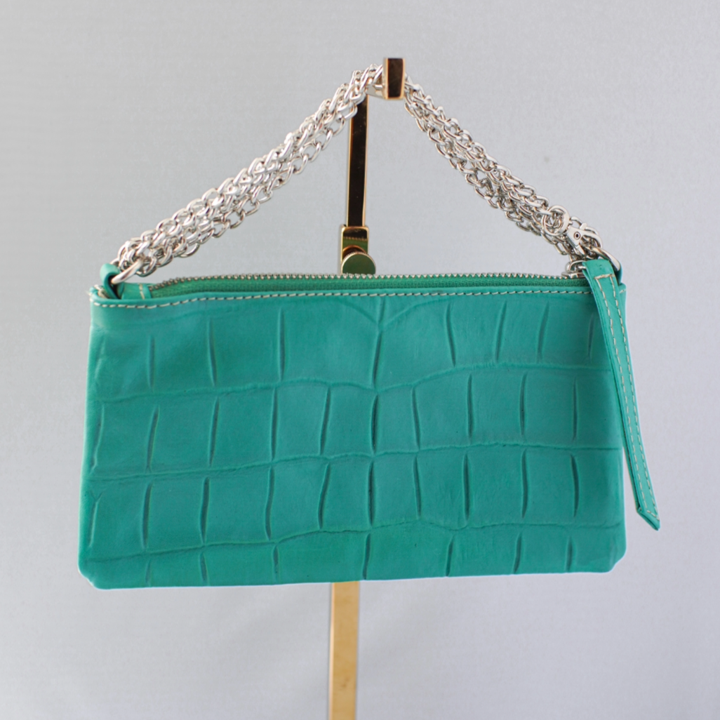 Audrey Wristlet in Teal