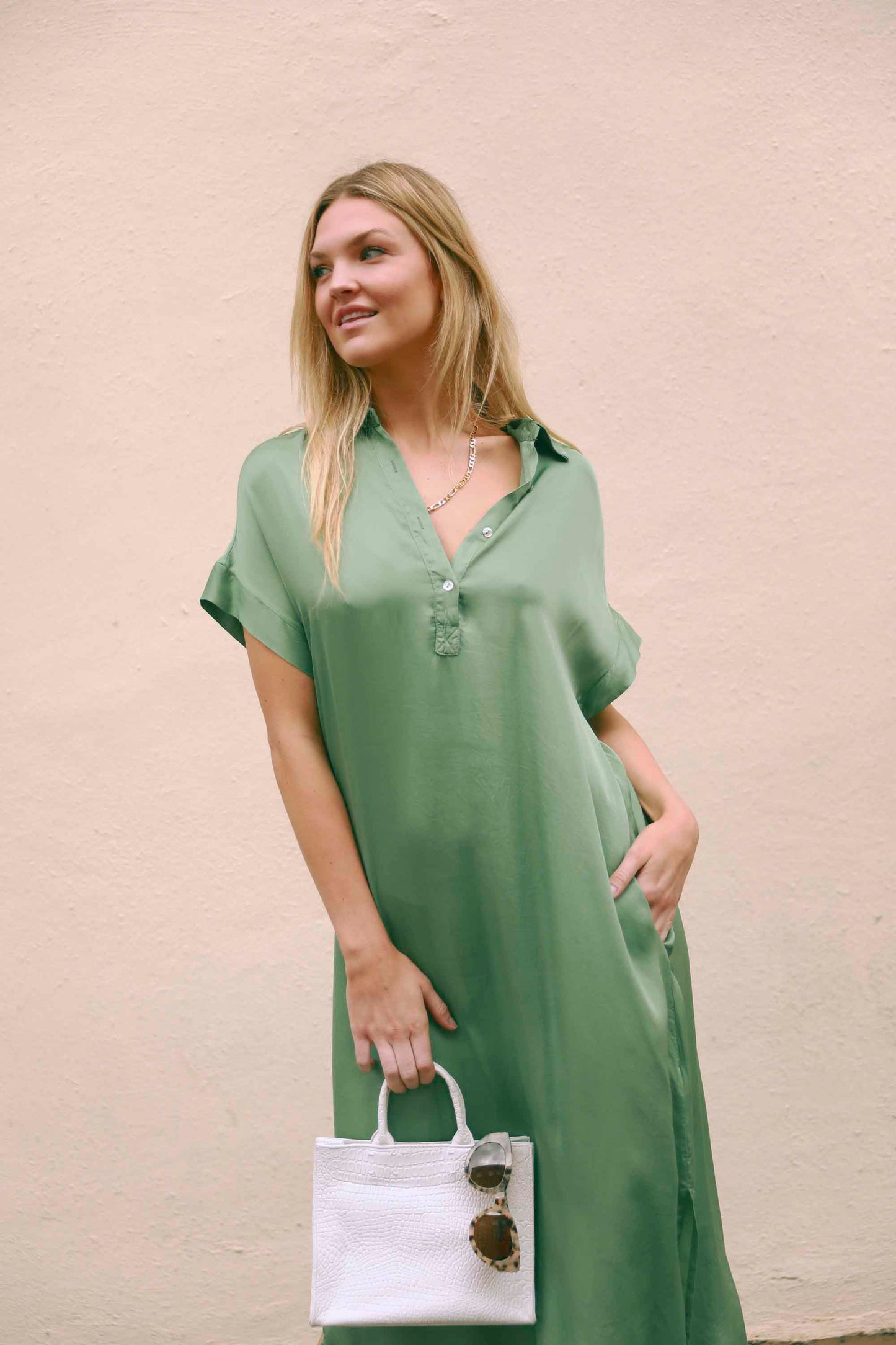 Camila Dress in Green