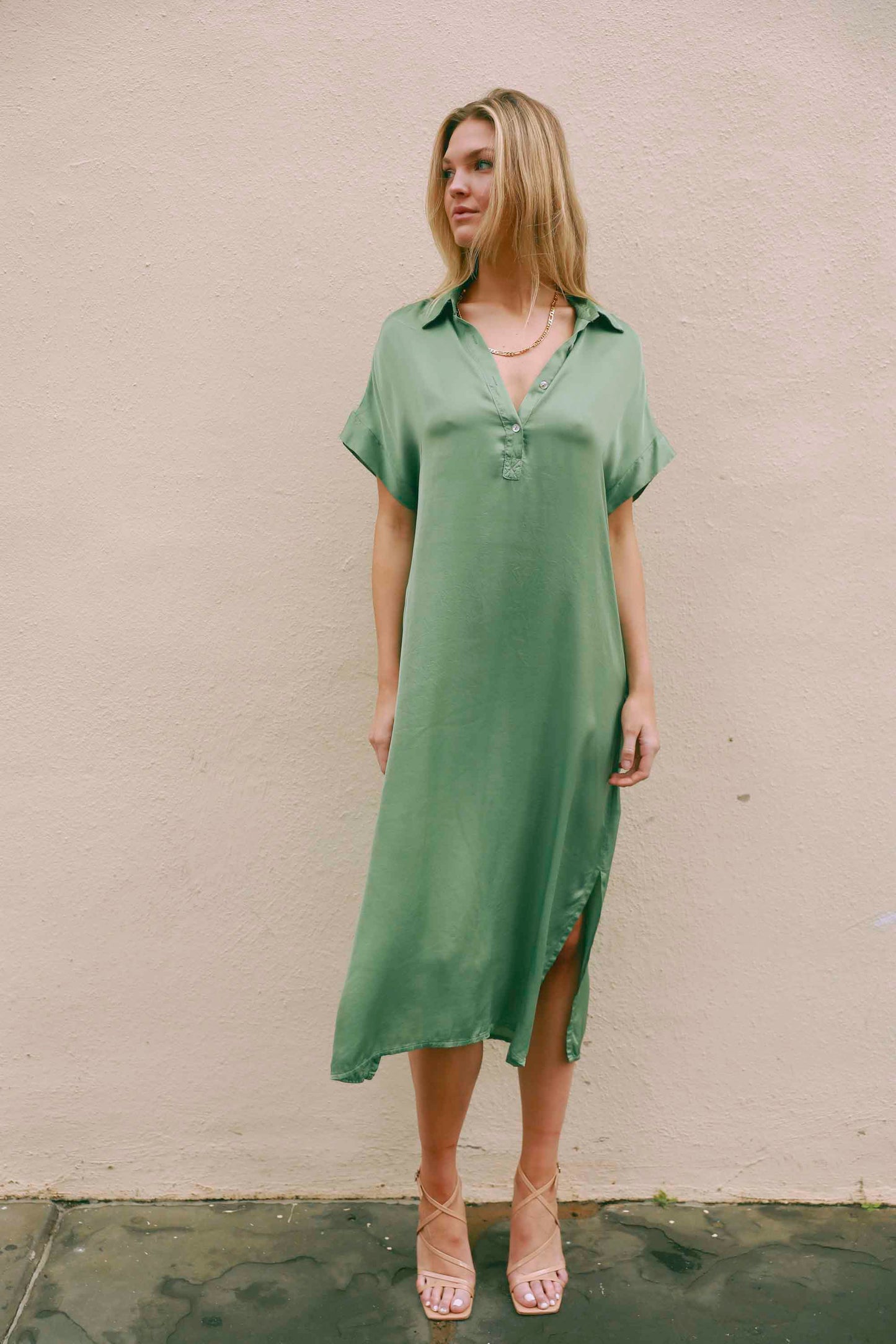 Camila Dress in Green