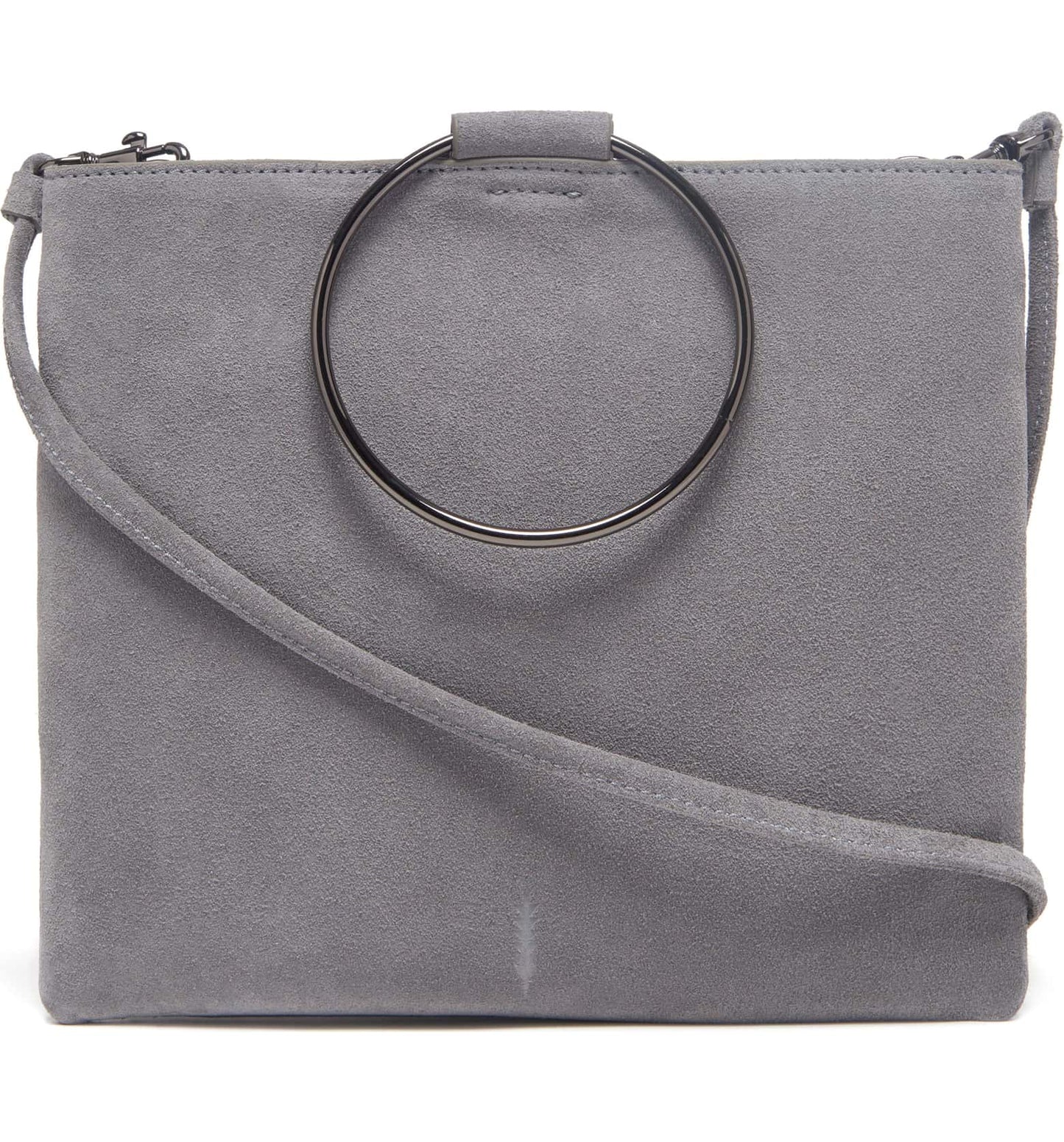 Thacker Le Pouch- Grey Suede