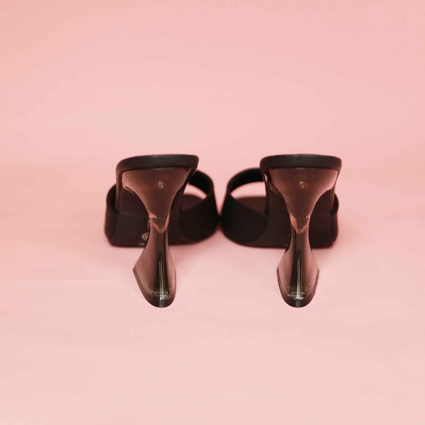 Crystal Heel in Black