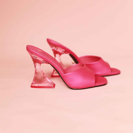 Crystal Heel in Pink