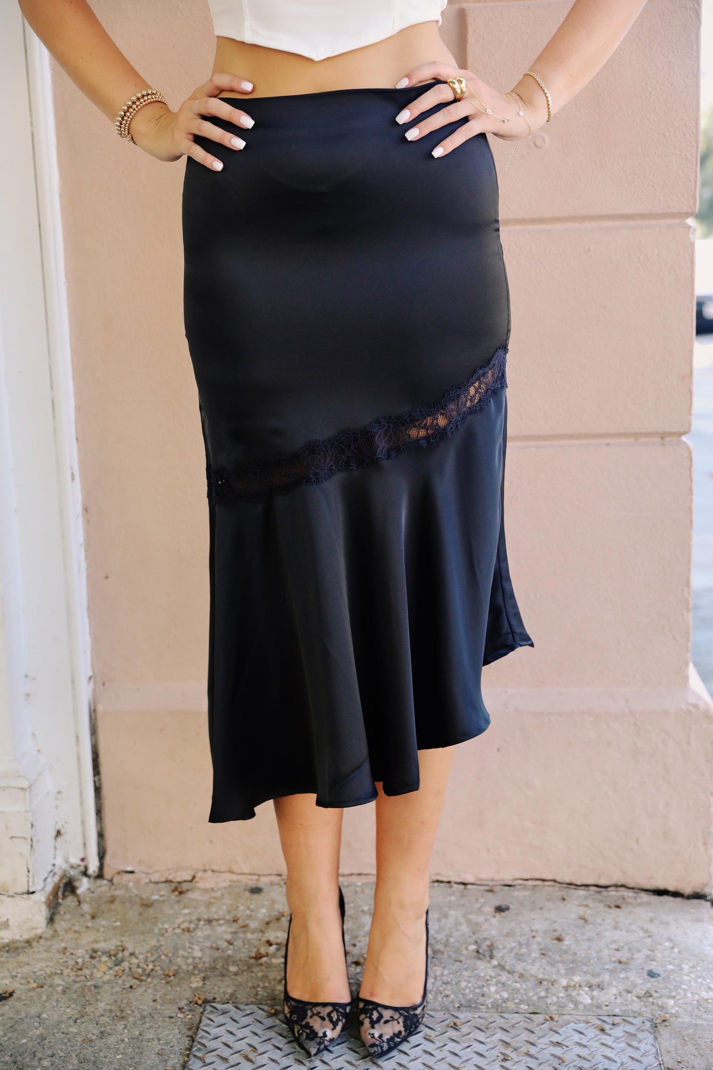 Colette Satin Skirt