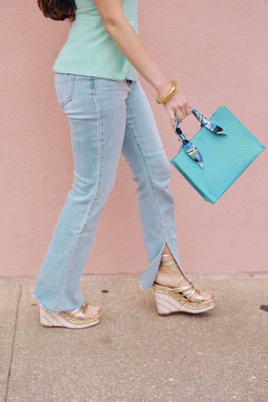 Split Hem Denim