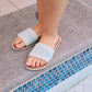 CHS Beaded Sandal in Blue