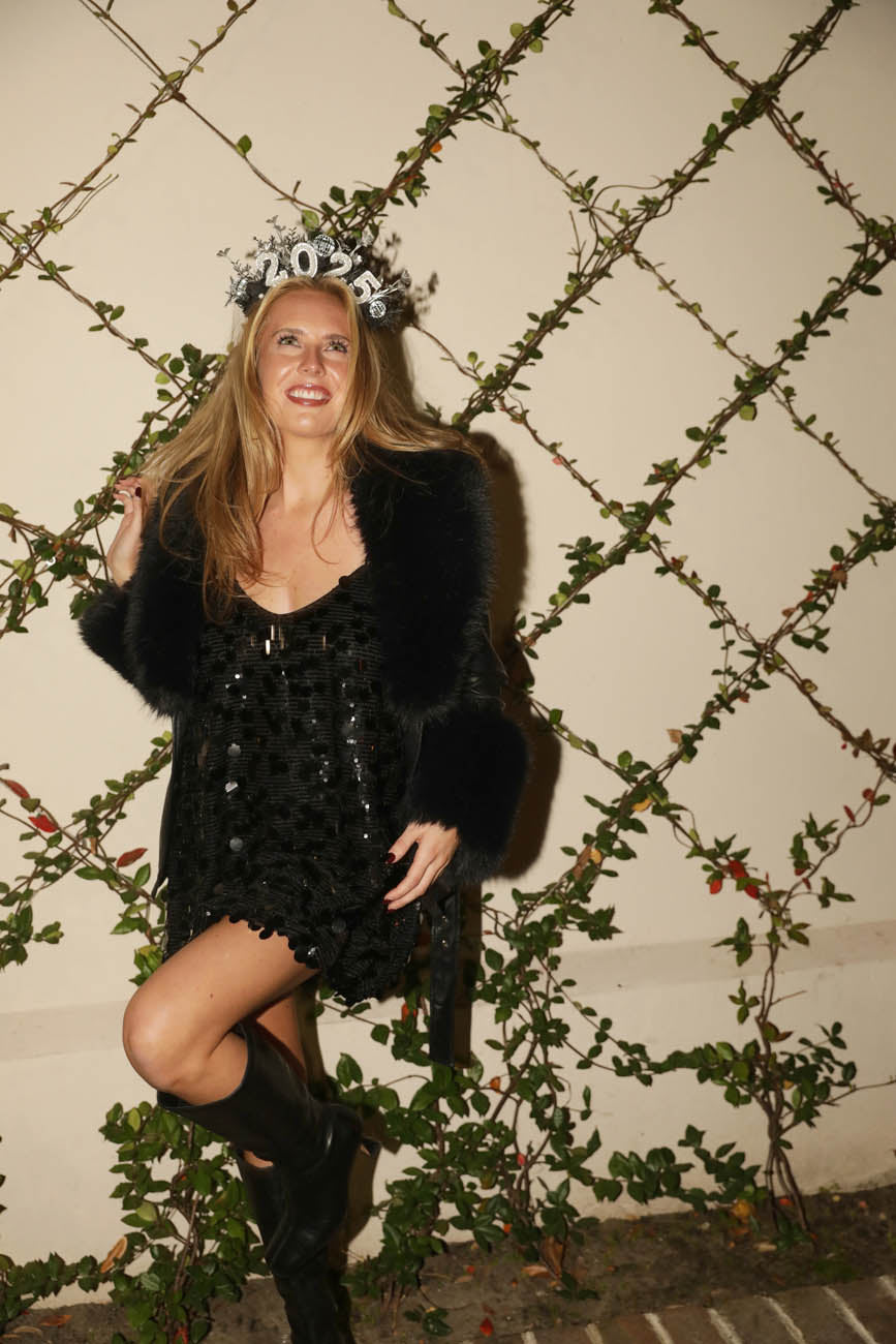 Confetti Dress in Black