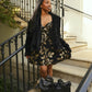 Golden Soirée dress