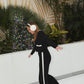 Tuxedo Knit Cardigan