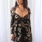 Golden Soirée dress