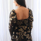 Golden Soirée dress