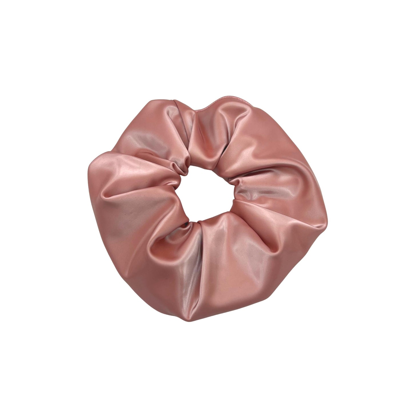 Dauphine Vinyl Scrunchie Set in Light Pink