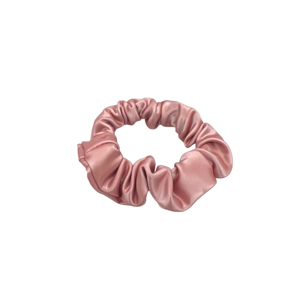 Dauphine Vinyl Scrunchie Set in Light Pink