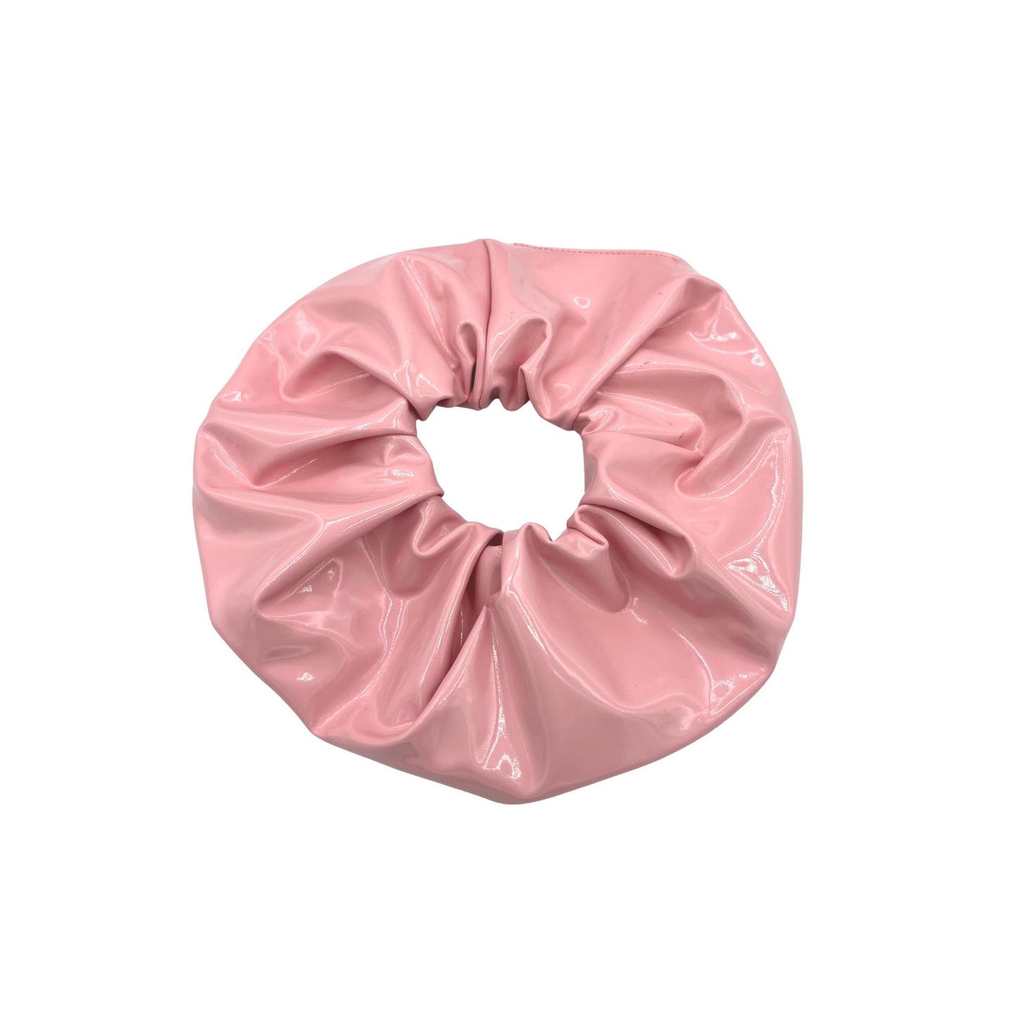 Dauphine Latex Scrunchie Set in Pastel Pink