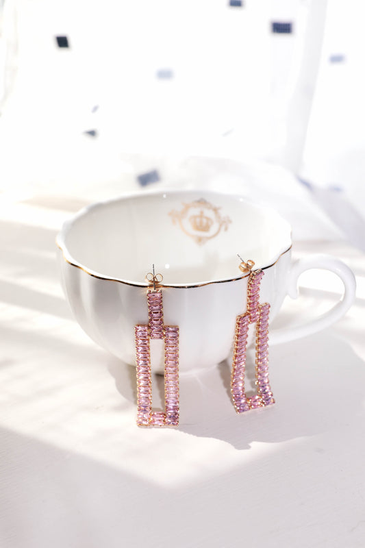 Madame Earrings in Pink