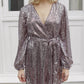 Disco Darling Blush Sequin Dress