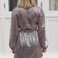 Disco Darling Blush Sequin Dress