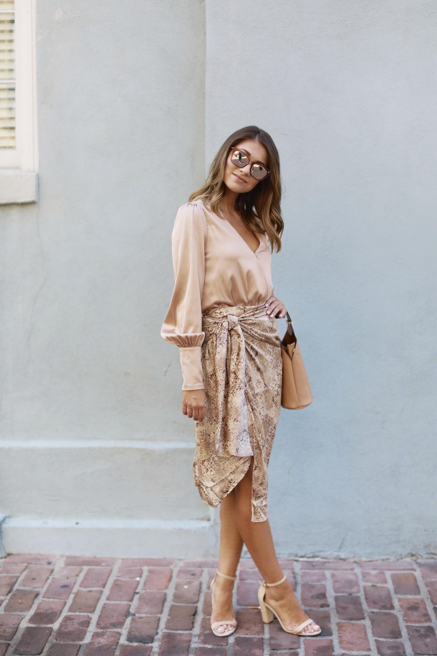 Midi But Mighty Satin Skirt