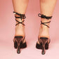 Crystal Heel in Black
