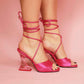 Crystal Heel in Pink