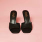 Crystal Heel in Black